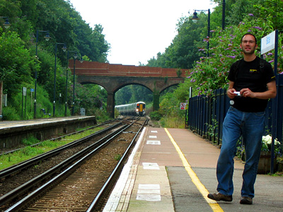 Approaching train, Battle station