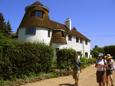 Converted oast house at Polhill near Harrietsham