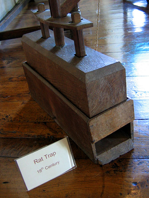 Rat trap, Leeds Castle