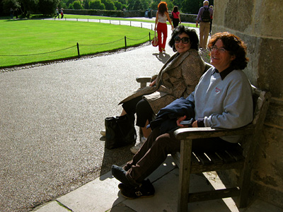 Bench outside Leeds Castle